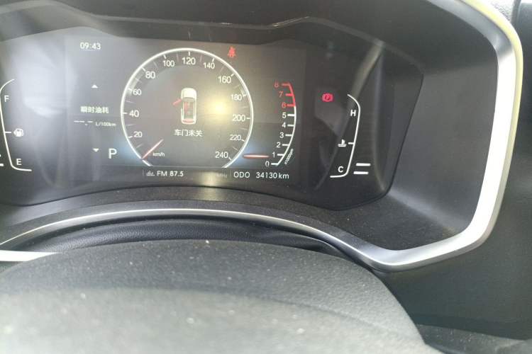 Used BAIC Off-Road BJ30 2021 1.5T Wolf Xiaoben Edition Odometer Close Up