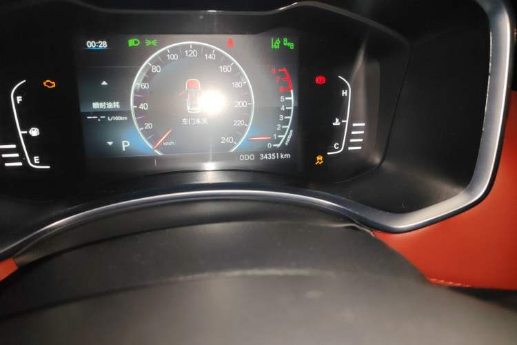 Used BAIC Off-Road BJ30 2021 1.5T Wolf Xiaoye Edition Odometer Close Up