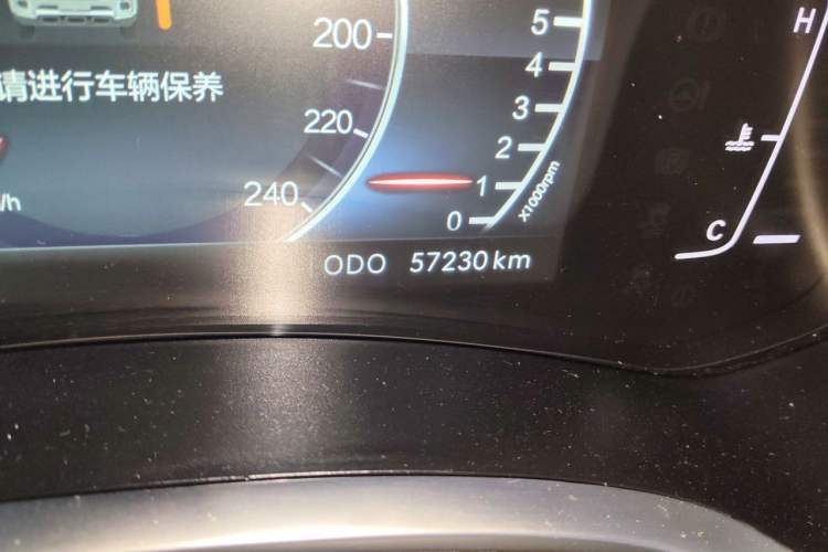 Used BAIC Off-Road BJ30 2021 1.5T Wolf Xiaoye Edition Odometer Close Up