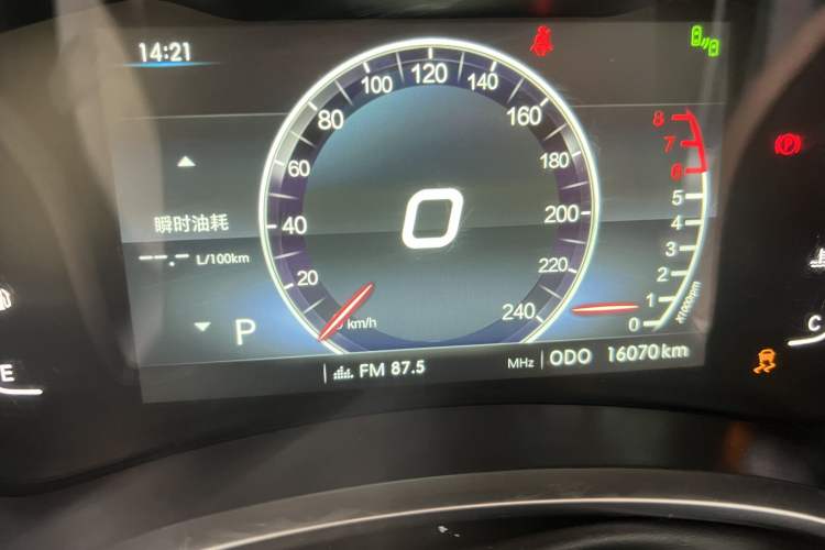 Used BAIC Off-Road BJ30 2021 1.5T Wolf Xiaoye Edition Odometer Close Up