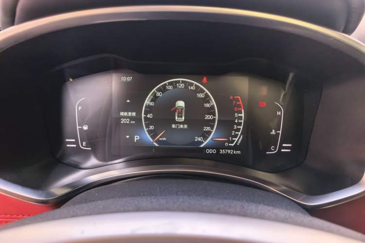 Used BAIC Off-Road BJ30 2021 1.5T Wolf Xiaoben Edition Odometer Close Up