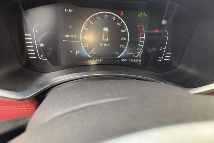 Used BAIC Off-Road BJ30 2021 1.5T Wolf Xiaoye Edition Odometer Close Up