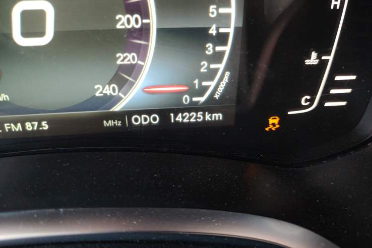 Used BAIC Off-Road BJ30 2021 1.5T Wolf Xiaoben Edition Odometer Close Up