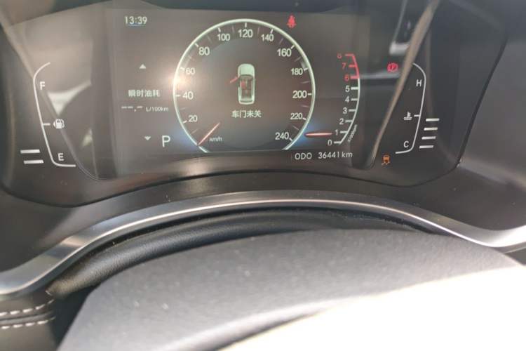 Used BAIC Off-Road BJ30 2021 1.5T Wolf Xiaoben Edition Odometer Close Up