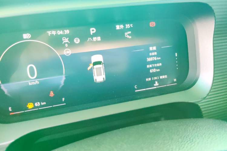 Used BAIC Off-Road BJ30 2024 1.5T Light Wilderness Pro Edition Odometer Close Up
