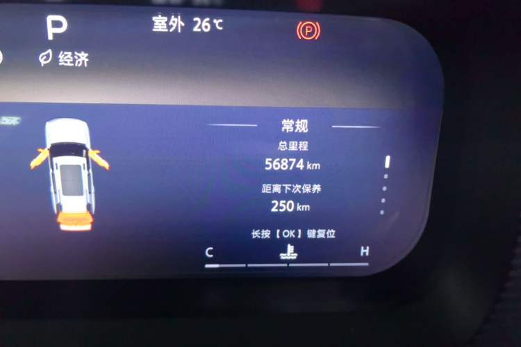 Used BAIC Off-Road BJ30 2024 1.5T Light Wilderness Pro Edition Odometer Close Up
