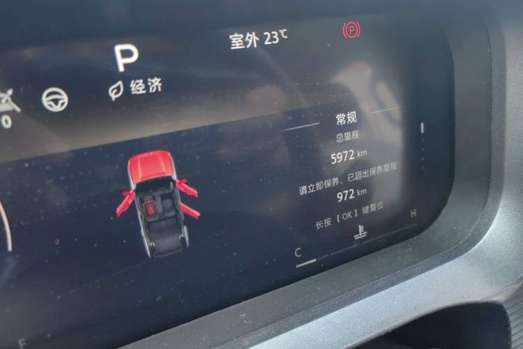 Used BAIC Off-Road BJ30 2024 1.5T Light Off-road Max Edition Odometer Close Up