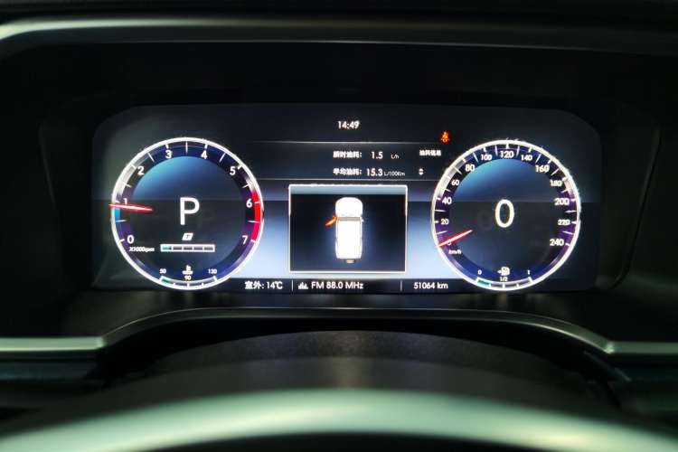 Used BAIC Off-Road BJ40 2019 2.3T Automatic Four-Wheel Drive Ring the Tower Champion Edition China VI Instrument Cluster