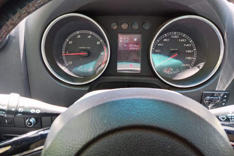 Used BAIC Off-Road BJ40 2016 40L 2.0T Manual All-Wheel Drive Prestige Edition Odometer Close Up