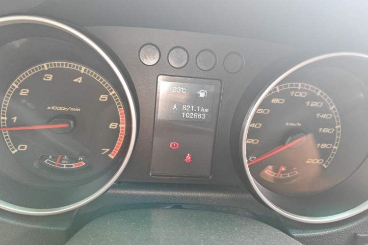 Used BAIC Off-Road BJ40 2016 40L 2.0T Manual All-Wheel Drive Prestige Edition Odometer Close Up