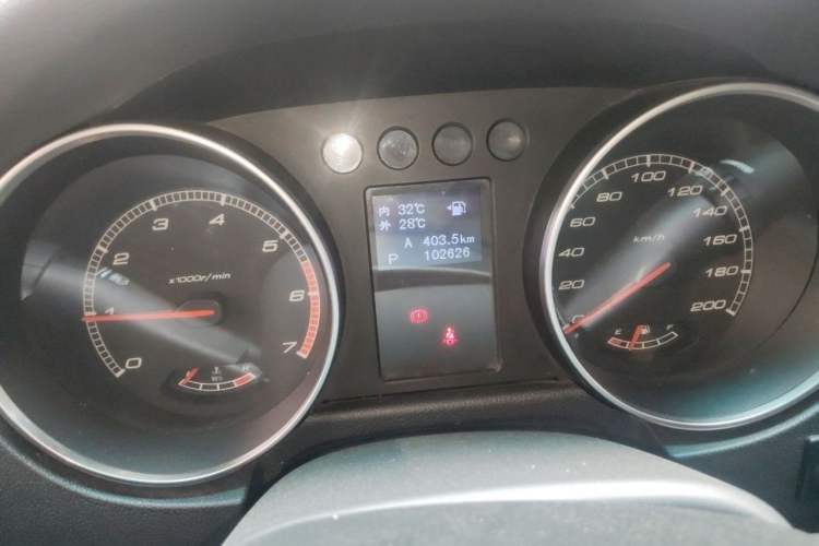 Used BAIC Off-Road BJ40 2016 40L 2.3T Automatic All-Wheel Drive Premium Edition Odometer Close Up