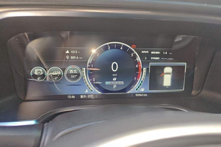 Used BAIC Off-Road BJ40 2018 PLUS 2.3T Automatic Four-Wheel Drive Premium Edition China V Instrument Cluster