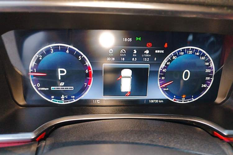Used BAIC Off-Road BJ40 2018 PLUS 2.3T Automatic Four-Wheel Drive Premium Edition China V Instrument Cluster