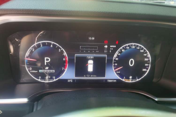 Used BAIC Off-Road BJ40 2018 PLUS 2.3T Automatic Four-Wheel Drive Flagship Version China V Emission Standard Instrument Cluster