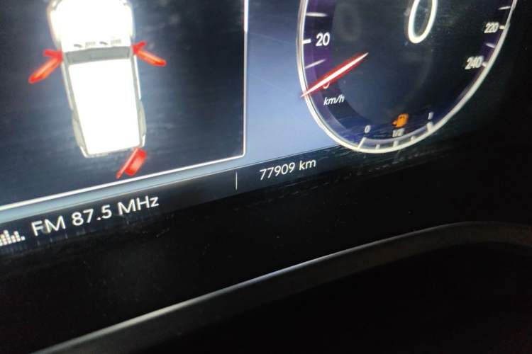 Used BAIC Off-Road BJ40 2018 PLUS 2.3T Automatic Four-Wheel Drive Flagship Version China V Emission Standard Odometer Close Up