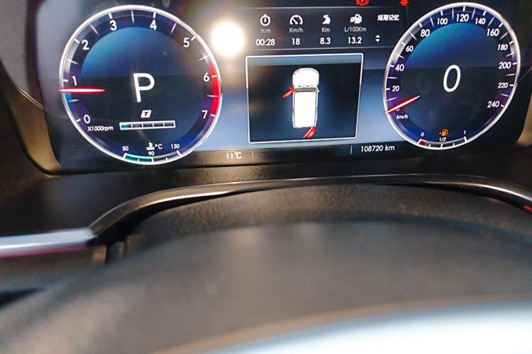 Used BAIC Off-Road BJ40 2018 PLUS 2.3T Automatic Four-Wheel Drive Premium Edition China V Odometer Close Up