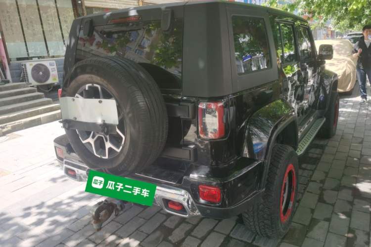 Used BAIC Off-Road BJ40 2018 PLUS 2.3T Automatic Four-Wheel Drive Flagship Version China V Emission Standard Rear Right 45 Deg