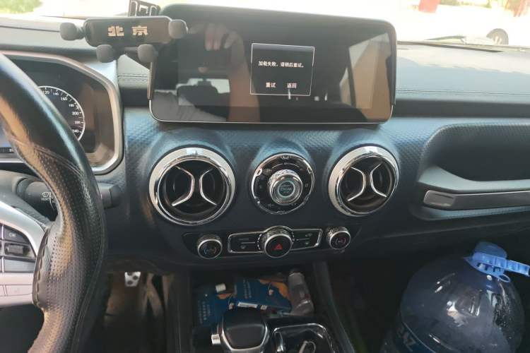 Used BAIC Off-Road BJ40 2018 2.3T Automatic Four-Wheel Drive Ring of the Tower Champion Edition China V Emission Standard Audio And AC Panel