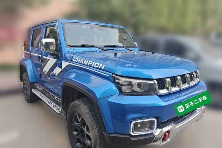 Used BAIC Off-Road BJ40 2018 2.3T Automatic Four-Wheel Drive Ring of the Tower Champion Edition China V Emission Standard Front Right 45 Deg