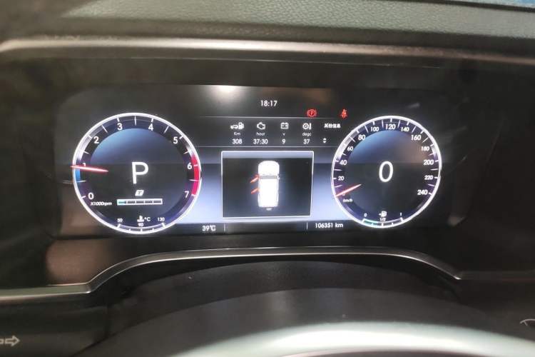 Used BAIC Off-Road BJ40 2018 2.3T Automatic Four-Wheel Drive Ring of the Tower Champion Edition China V Emission Standard Instrument Cluster