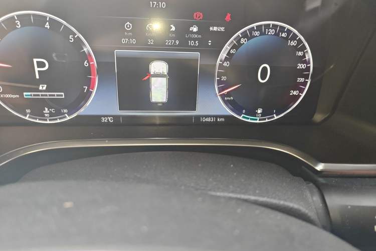 Used BAIC Off-Road BJ40 2018 2.3T Automatic Four-Wheel Drive Ring of the Tower Champion Edition China V Emission Standard Odometer Close Up