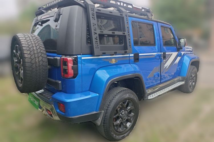 Used BAIC Off-Road BJ40 2018 2.3T Automatic Four-Wheel Drive Ring of the Tower Champion Edition China V Emission Standard Rear Right 45 Deg