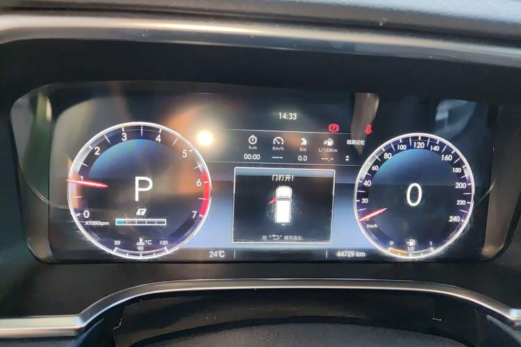 Used BAIC Off-Road BJ40 2018 PLUS 2.3T Automatic Four-Wheel Drive Flagship Version China V Emission Standard Instrument Cluster