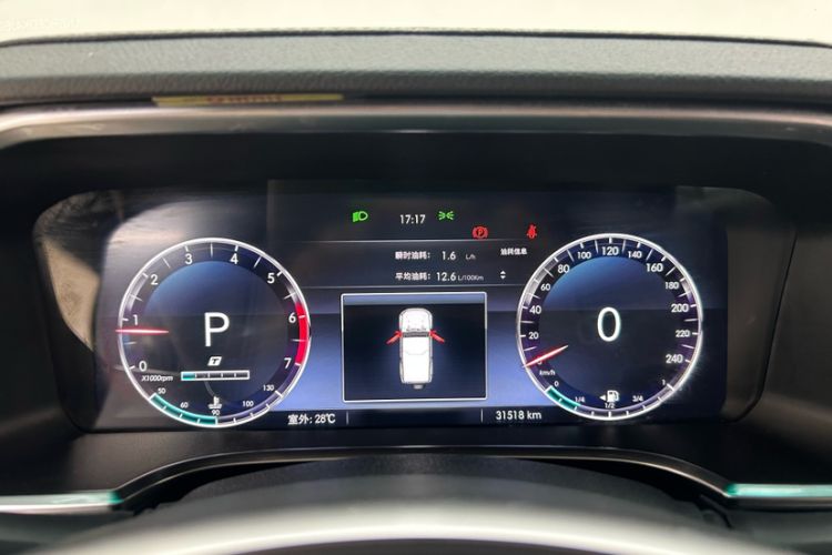 Used BAIC Off-Road BJ40 2018 PLUS 2.3T Automatic Four-Wheel Drive Premium Edition China V Odometer Close Up