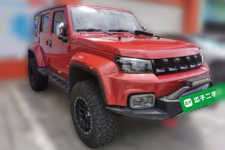 Used BAIC Off-Road BJ40 2018 PLUS 2.3T Automatic Four-Wheel Drive Flagship Version China V Emission Standard Front Right 45 Deg
