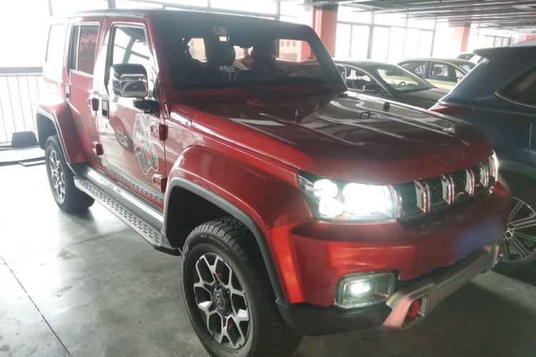Used BAIC Off-Road BJ40 2018 PLUS 2.3T Automatic Four-Wheel Drive Flagship Version China V Emission Standard Front Right 45 Deg