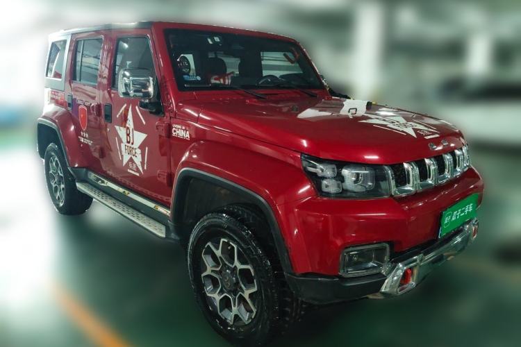 Used BAIC Off-Road BJ40 2018 PLUS 2.3T Automatic Four-Wheel Drive Flagship Version China V Emission Standard Front Right 45 Deg