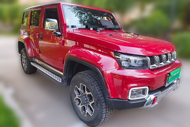 Used BAIC Off-Road BJ40 2018 PLUS 2.3T Automatic Four-Wheel Drive Flagship Version China V Emission Standard Front Right 45 Deg