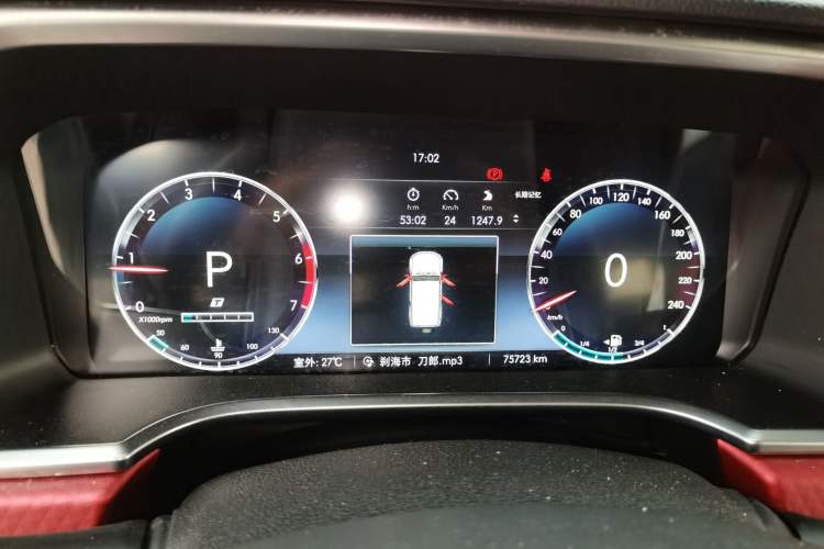 Used BAIC Off-Road BJ40 2018 PLUS 2.3T Automatic Four-Wheel Drive Flagship Version China V Emission Standard Instrument Cluster