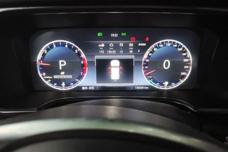 Used BAIC Off-Road BJ40 2018 PLUS 2.3T Automatic Four-Wheel Drive Flagship Version China V Emission Standard Odometer Close Up