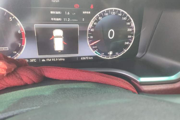 Used BAIC Off-Road BJ40 2018 PLUS 2.3T Automatic Four-Wheel Drive Premium Edition China V Odometer Close Up