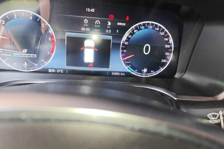 Used BAIC Off-Road BJ40 2018 PLUS 2.0T Manual Four-Wheel Drive Prestige Edition China V Odometer Close Up
