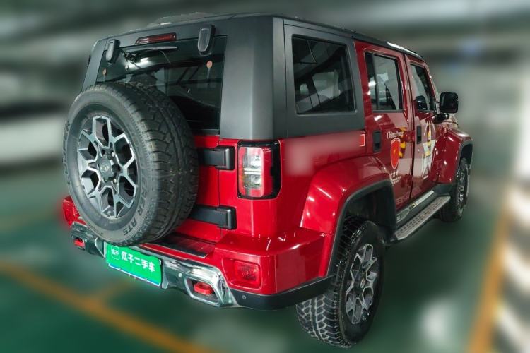 Used BAIC Off-Road BJ40 2018 PLUS 2.3T Automatic Four-Wheel Drive Flagship Version China V Emission Standard Rear Right 45 Deg