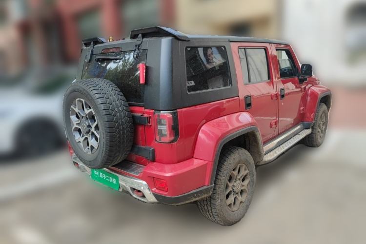 Used BAIC Off-Road BJ40 2018 PLUS 2.3T Automatic Four-Wheel Drive Flagship Version China V Emission Standard Rear Right 45 Deg