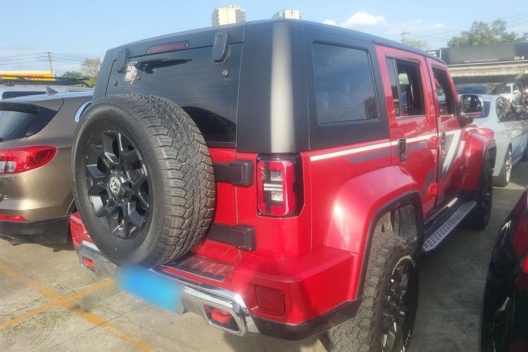 Used BAIC Off-Road BJ40 2018 2.3T Automatic Four-Wheel Drive Ring of the Tower Champion Edition China V Emission Standard Rear Right 45 Deg