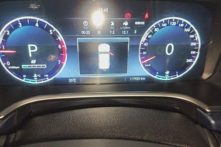 Used BAIC Off-Road BJ40 2018 PLUS 2.3T Automatic Four-Wheel Drive Flagship Version China V Emission Standard Odometer Close Up