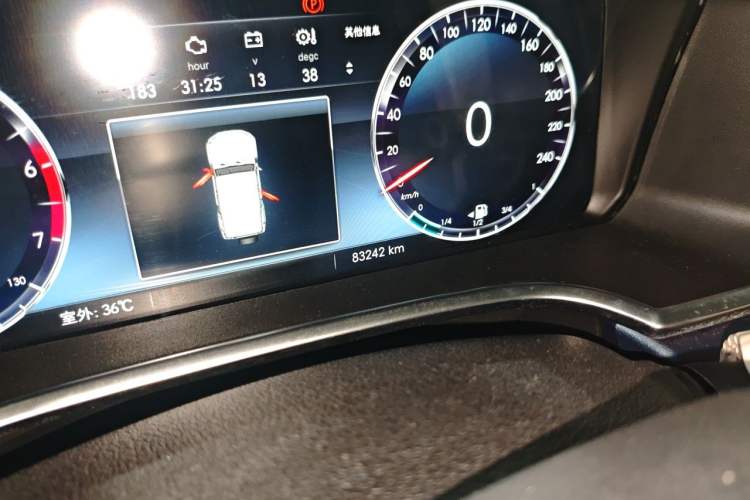 Used BAIC Off-Road BJ40 2018 PLUS 2.3T Automatic Four-Wheel Drive Flagship Version China V Emission Standard Odometer Close Up