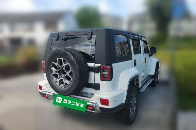 Used BAIC Off-Road BJ40 2018 PLUS 2.3T Automatic Four-Wheel Drive Flagship Version China V Emission Standard Rear Right 45 Deg