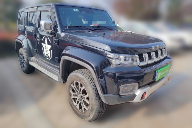 Used BAIC Off-Road BJ40 2019 2.3T Automatic Four-Wheel Drive Urban Hunter Edition Premium Model China VI Emission Standard Front Right 45 Deg