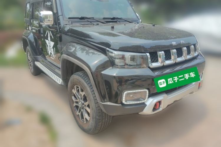 Used BAIC Off-Road BJ40 2019 2.3T Automatic Four-Wheel Drive Urban Hunter Edition Premium Model China VI Emission Standard Front Right 45 Deg