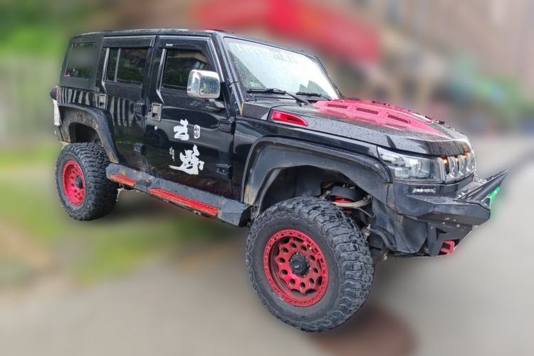Used BAIC Off-Road BJ40 2019 2.0T Automatic Four-Wheel Drive Urban Hunter Edition Premium Model China V Emission Standard Front Right 45 Deg
