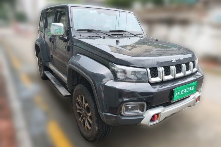 Used BAIC Off-Road BJ40 2019 2.3T Automatic Four-Wheel Drive Urban Hunter Edition Premium Model China VI Emission Standard Front Right 45 Deg