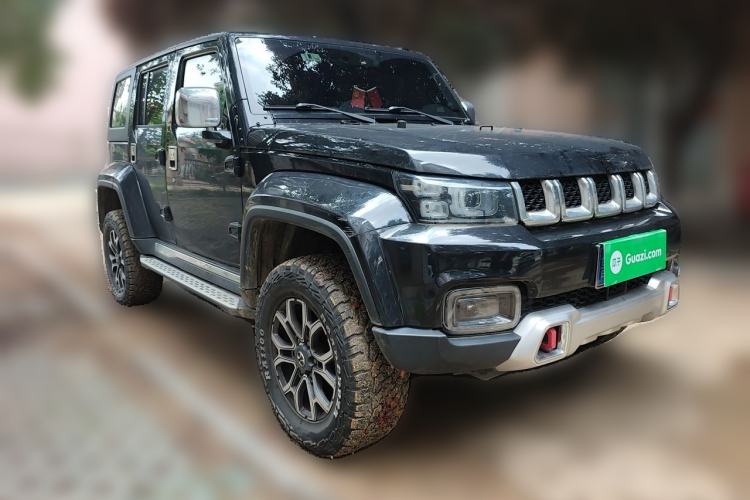 Used BAIC Off-Road BJ40 2019 2.3T Automatic Four-Wheel Drive Urban Hunter Edition Premium Model China VI Emission Standard Front Right 45 Deg