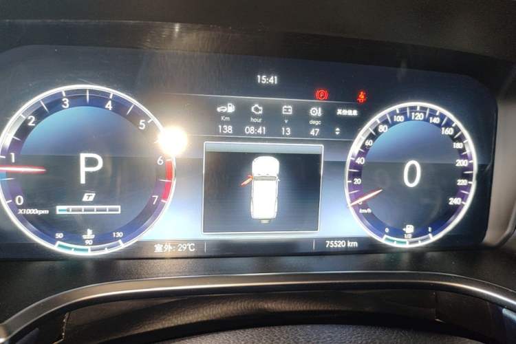 Used BAIC Off-Road BJ40 2019 2.3T Automatic Four-Wheel Drive Urban Hunter Edition Premium Model China VI Emission Standard Instrument Cluster