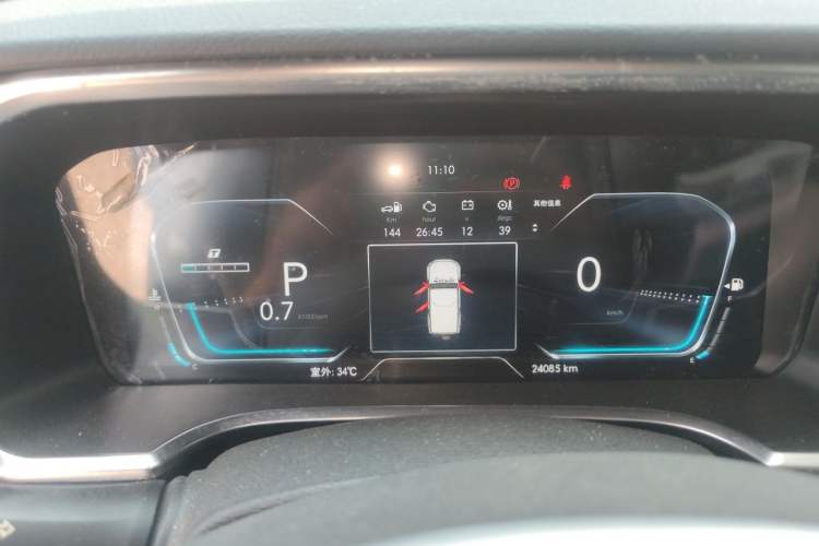 Used BAIC Off-Road BJ40 2019 2.3T Automatic Four-Wheel Drive Urban Hunter Edition Premium Model China VI Emission Standard Instrument Cluster