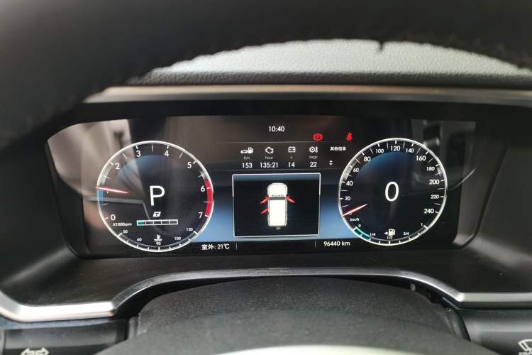 Used BAIC Off-Road BJ40 2019 PLUS 2.3T Automatic Four-Wheel Drive Flagship Edition China VI Emission Standard Instrument Cluster